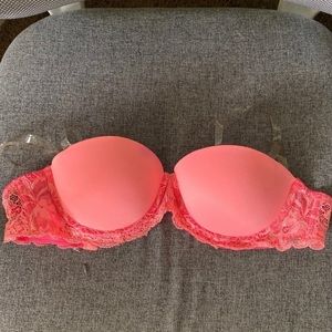 PINK strapless bra